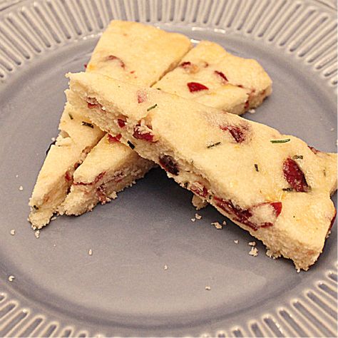 Rosemary Cranberry Shortbread Rosemary Shortbread Cookies, Rosemary Shortbread, Cranberry Shortbread Cookies, Cranberry Shortbread, Shortbread Recipe, Orange Glaze, Shortbread Recipes, Healthy Sweet Treats, Shortbread Cookies