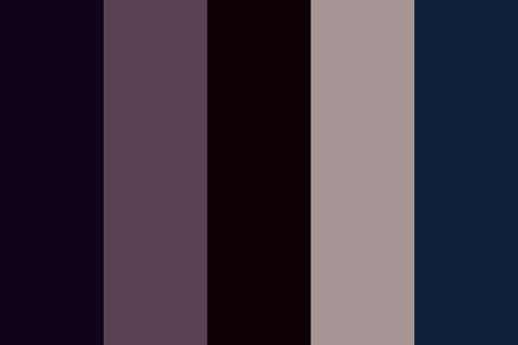 Dark Purple Color Scheme, Gothic Color Palette, Goth Colors, Flat Color Palette, Purple Color Schemes, Dark Color Palette, Cool Color Palette, Purple Color Palettes, Hex Color Palette