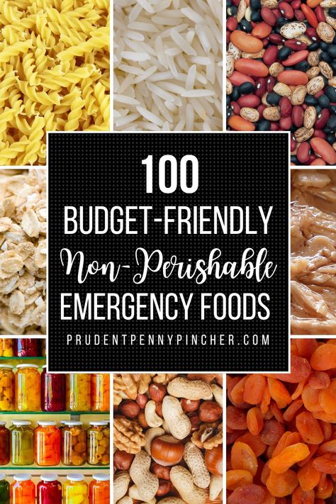 Shelf Stable Food, Frugal Pantry, Cheap And Easy Meals, Pre Made Meals, Emergency Preparedness Food, Non Perishable Foods, Pantry Recipes, Emergency Food Storage, Emergency Food Supply