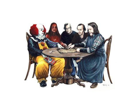 Stephen King characters playing with a #Ouija board Stephen King It, King For A Day, Stephen Kings, Kings Movie, Steven King, Stephen King Movies, Space Ghost, Stephen King Books, King Book