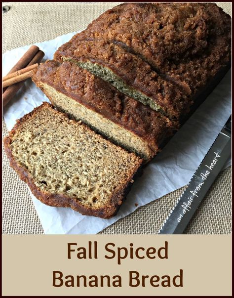 Fall Spiced Banana Bread Cinnamon Recipes Healthy, Spiced Banana Bread, Banana Bread Pudding, Cranberry Cinnamon, Cinnamon Breakfast, Spice Bread, Banana Bread Recipe Moist, Christmas Bread, Cookie Recipes Unique