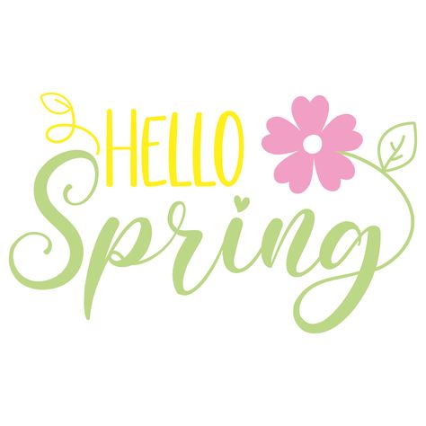 Holly Images, Spring Images, Spring Clipart, Cricut Projects Beginner, What Day Is It, Spring Mood, Spring Design, Welcome Spring, Happy Spring