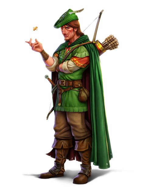 ArtStation - Robinhood, Saeed Jalabi English Folklore, D D Rogue, Sheriff Of Nottingham, Archer Characters, Arcane Trickster, Fox Character, Maid Marian, Green Knight, Sherwood Forest