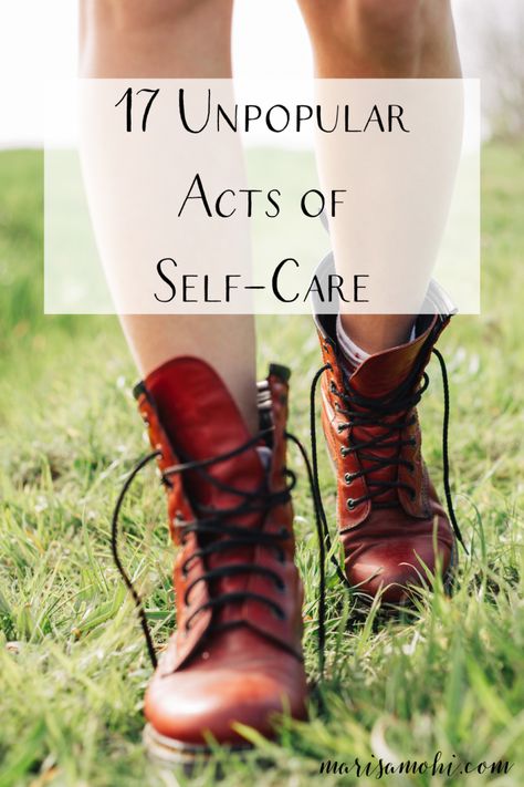 Some acts of self-care are fun, and others aren't as easy to do. Check out these unpopular acts of self-care that will keep you happy and healthy. #selfcare #personaldevelopment #intentional #mindset Acts Of Self Care, Self Soothing Techniques, Self Comfort, Selfcare Day, Self Care Lifestyle, Selfcare Ideas, Living Intentionally, Radical Acceptance, Happy Mind