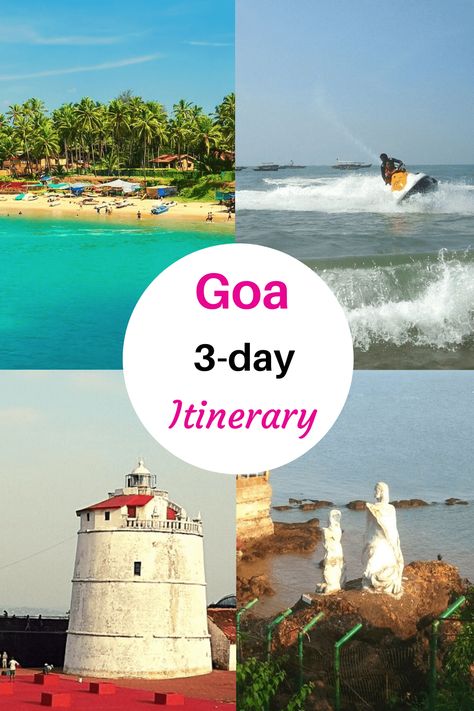 Goa is well known for its vibrant beaches. But, vacationing in Goa is not only about beaches. India’s smallest state packs an assortment of things to explore and enjoy. If you are contemplating a trip to Goa, here is a perfect 3-day itinerary to guide you. #goaitinerary #goatripitinerary Goa Trip Itenary, North Goa Itinerary, Beaches India, Goa Itinerary, Diy Anniversary Gifts For Him, 3 Days Trip, Diy Anniversary Gift, Diy Anniversary, Best Places To Visit