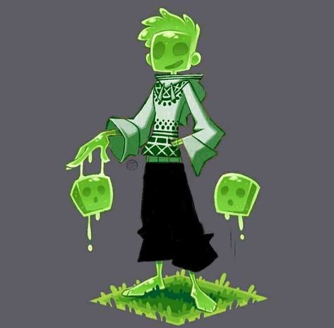 Slime Dnd Character, Male Slime Oc, Minecraft Mob Oc, Minecraft Slime Fanart, Slime Person Character Art, Plasmoid Character Design, Dnd Slime Character, Slime Humanoid Male, Male Slime