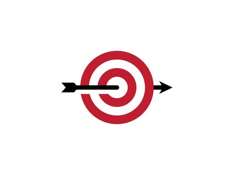 Aim Arrow by Nick Budrewicz Target Logo Aesthetic, Archery Logo Design, Aim Logo, Archery Logo, Instagram Likes And Followers, Buddha Quotes Life, Brain Logo, Minimal Tattoo Design, Owl Logo