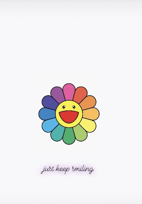 smily face wallpaper Rainbow Sunflower Smiley Face Wallpaper, Rainbow Flower Smiley Face, Flower With A Smiley Face, Smily Face Painting Ideas, Smily Face Draw, Flower With Smiley Face Tattoo, Smilie Faces Aesthetic, Smiley Flower Aesthetic, Cute Wallpapers Smiley Face