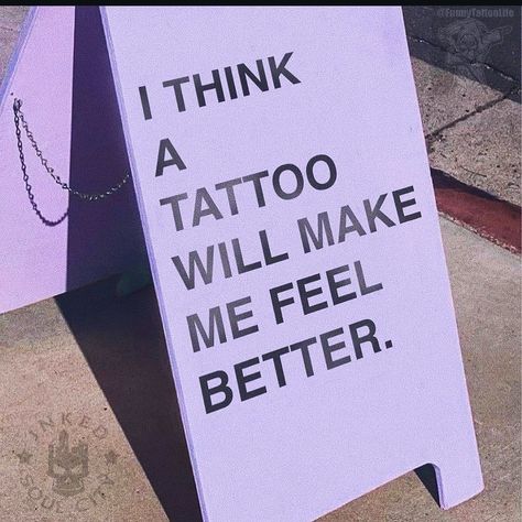 Facts!! Who else is in need of some tattoo therapy? 👀 . . . #houstontattooartist #femaletattooartist #tattooideas #tattootherapy Tattoo Therapy, Make Me Feel Better, A Tattoo, Feel Better