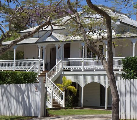 Queenslander Houses on Instagram: “Looking fabulous in Hamilton, Brisbane. #queenslanderhouses #brisbanehouse #australianhouses #australianhomes #queenslander…” High Set Queenslander, Old Queenslander Homes Exterior, Old Queenslander Homes Interiors, Raised Queenslander, Old Queenslander Homes, Queensland House, Queenslander Homes Interior, Queenslander Homes Exterior, Old Queenslander