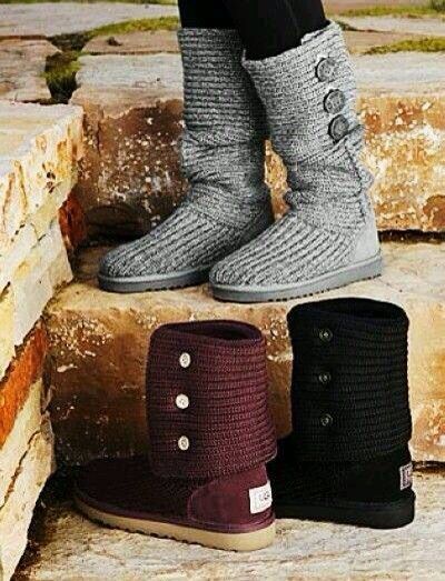 Winter is coming �❄️ Ugg Sweater Boots, Knit Ugg Boots, Ugg Snow Boots, Ugg Boots Outfit, Ugg Boots Sale, Uggs For Cheap, Ugg Boots Cheap, Ugg Boots Outlets, Ugg Winter Boots