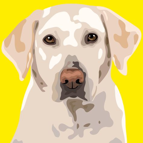 Wpap Art, Dog Pop Art, Dog Coloring Page, Happy Art, Pencil Art Drawings, Dog Illustration, Dog Drawing, Dog Paintings, Painting Art Projects