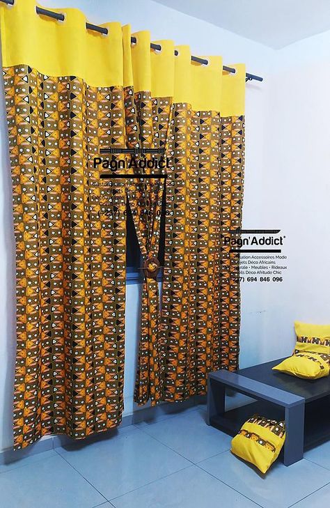 Ankara Home Decor, African Curtains, Crafts For Home Decor, Home Decor Business, African Home, African Chic, African Inspired Decor, Decor Business, Home Decor Diy Crafts