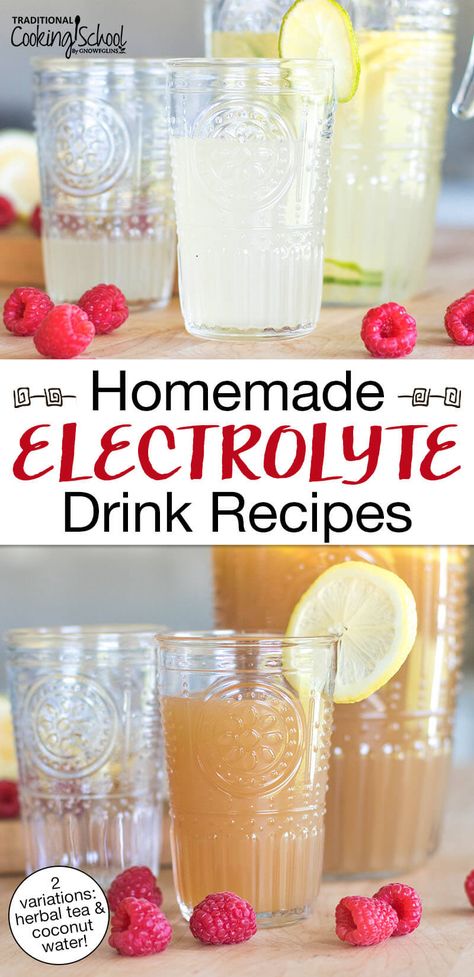 It is important to stay hydrated and replete in minerals all year round... whether you're enjoying the height of summer sports and hiking, fall football season, or even snow sports in the wintertime! Here are two electrolyte-rich sports drink recipes to help your family refuel with real food. #sports #drinks #recipe #electrolytes #hydrate Homemade Sports Drink Recipes, Make Your Own Medicine, Sports Drink Recipe, Gluten Free Cake Recipes Easy, Homemade Sports Drink, Electrolyte Drink Recipe, Homemade Electrolyte Drink, Cream Images, Skills For Life