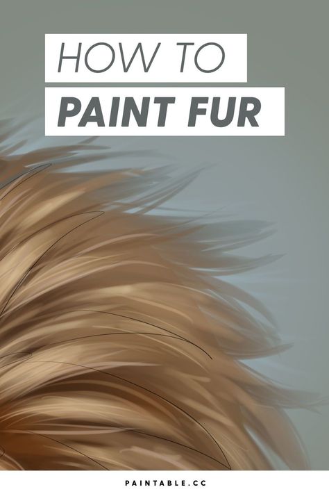 How To Color Cat Fur Digital, Paint A Cow Tutorial, Highland Cow Watercolour Easy, How To Paint Dog Fur, How To Paint Fur Acrylic, Fur Tutorial Digital, Diy Highland Cow Painting, Guy Painting Ideas, How To Paint Cat Fur In Acrylic