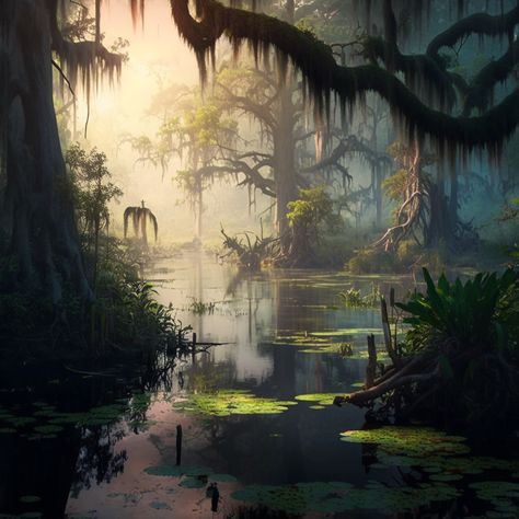 Princess And The Frog Bayou, Bayou Aesthetic, Princess And The Frog Aesthetic, New Orleans Bayou, Planet Ideas, Frog Aesthetic, Homecoming 2024, Hoco 2024, Junior Prom