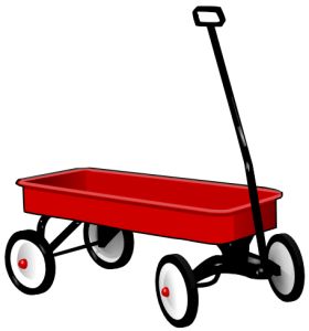 Little Red Wagon Dancing Props, Toys Clipart, Red District, Industrial Casters, Red Things, Toy Wagon, Red Icons, Radio Flyer, Free Toys