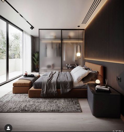 Modern Bedroom Interior, Luxury Bedroom Master, Bedroom Bed Design, House Exteriors, Modern Bedroom Design, Room Design Bedroom, Home Room Design, Design Case, Bed Room