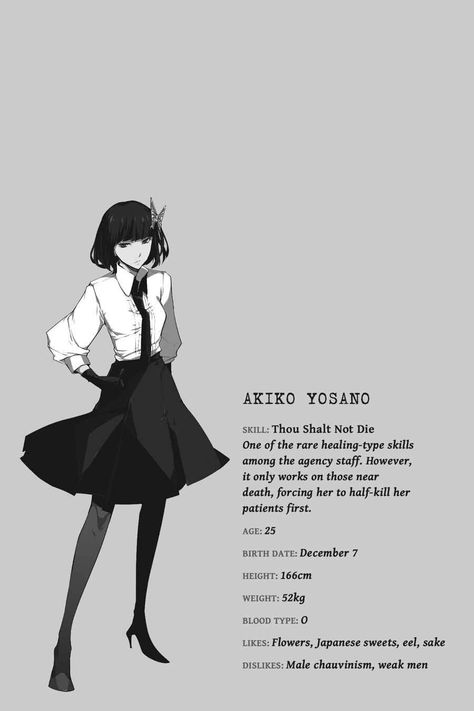 Akiko Yosano, Dog Doctor, Weak Men, Bungou Stray Dogs Characters, Character Profile, Silly Dogs, Ghibli Movies, Bongou Stray Dogs, Stray Dogs Anime