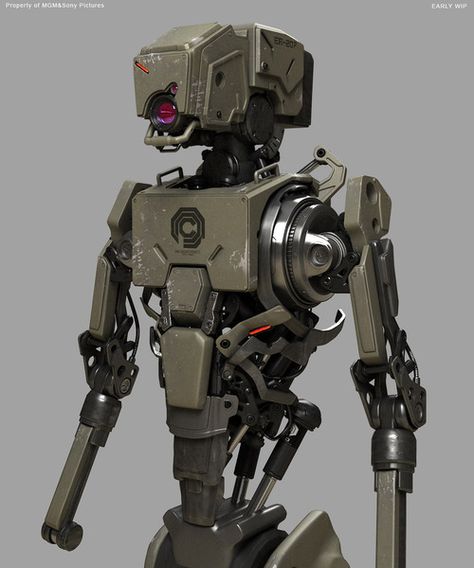 rocketumbl:  Fausto de Martini  Robocop Concept Art Robot Mechanics, Hard Surface Modeling, Humanoid Robot, I Robot, Arte Robot, Ear Cleaning, Robots Concept, Robot Design, Robot Art