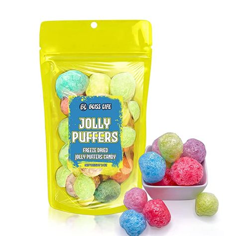 Jolly Puffers Freeze Dried Jolly Ranchers Candy 2OZ Package freeze dried candy original Very sour freeze dry candy bulk candy great for tiktok tik tok challenge sour variety pack Freeze Dried Jolly Ranchers, Asmr Candy, Candy Sour, Jolly Ranchers Candy, Jolly Ranchers, Freeze Dried Candy, Dried Candy, 12 Birthday, Best Amazon Products