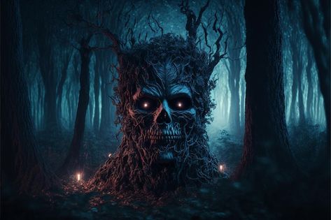 Photo scary horror forest | Premium Photo #Freepik #photo #horror #forest-silhouette #forest-landscape #forest Horror Forest Background, Horror Jungle, Compositing Ideas, Scary Nature, Horror Forest, Horror Background, Horror Images, Silhouette Forest, Forest Horror