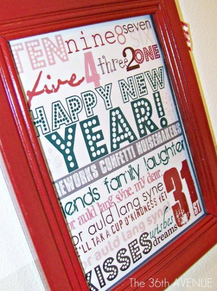 New Year Subway Art Free Printable Nye Kids, New Years Art, Eve Art, New Years Eve Traditions, New Year Printables, Subway Art Printables, New Years Eve Day, Subway Art, New Year’s Eve