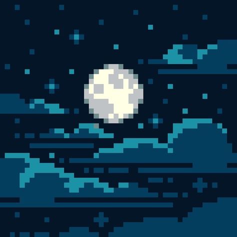 Pixel Art Landscape, Piskel Art, 8 Bit Art, Pixel Art Background, Arte 8 Bits, 8bit Art, Cool Pixel Art, Pixel Drawing, Pixel Art Characters