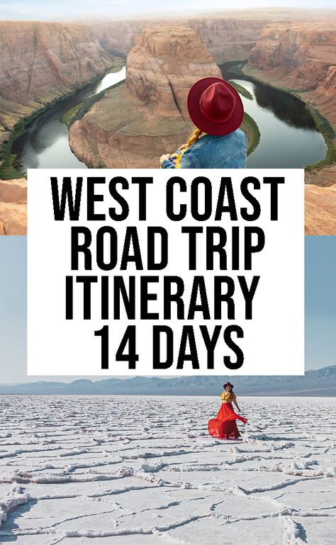 The Complete 2 Week Road Trip Guide To The Western United States Two Week Road Trip America, 2 Week Road Trip Us, Travel Western United States, East To West Road Trip Usa, Us West Coast Road Trip, West Coast Usa Road Trip, Western Us Road Trip Itinerary, Western Road Trip, Road Trip Western United States