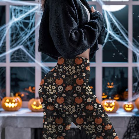 🎃�✨ Ready to add some spooky flair to your wardrobe? These Cottagecore Halloween Boho Floral Skull leggings are the perfect mix of eerie and chic! 🕸️👻 Whether you’re carving pumpkins or sipping cider by the fire, these leggings will keep you stylish all season long! 🍂🖤 Shop now on Zazzle (link in Bio) and stand out this Halloween! #zazzlemade, #cottagecorefashion, #bohostyle, #halloweencostume, #fallvibes, #spookystyle, #floralleggings, #skulldesign, #pumpkinseason, #autumnfashion, #halloween... Cottagecore Halloween, Carving Pumpkins, Skull Leggings, Cottagecore Fashion, Floral Skull, Pumpkin Seasoning, Floral Leggings, Skull Design, Boho Floral