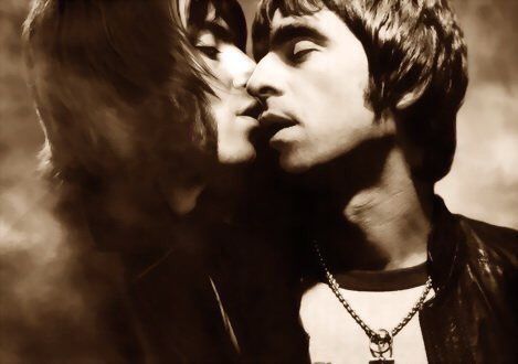 Liam And Noel Gallagher, Oasis Music, Liam And Noel, Noel Gallagher, Liam Gallagher, Goth Aesthetic, Best Couple, Oasis, The Conversation