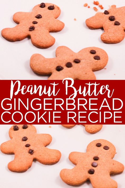 Make this peanut butter gingerbread cookie recipe for your holiday celebrations! The mild gingerbread flavor of these cookies is perfect for those that just want a hint of gingerbread! #christmas #christmascookies #gingerbread #gingerbreadcookies #gingerbreadmen #cookies #recipe #cookierecipe #yum #dessert #holidays Peanut Butter Gingerbread Cookies, Best Gingerbread Cookie Recipe, Bakery Pastries, Gingerbread Cookies Recipe, Gingerbread Cookie Recipe, Best Gingerbread Cookies, Gingerbread Art, Peppermint Sugar, Ginger Bread Cookies Recipe