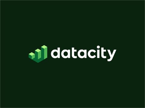 DataCity Logo Design - Statistics / Chart / Buildings by Dalius Stuoka | logo designer on Dribbble Software Logo Design, Software Logo, Logo Software, Data Logo, Computer Logo, Cookies Branding, Security Logo, Startup Logo, Logo Design Ideas