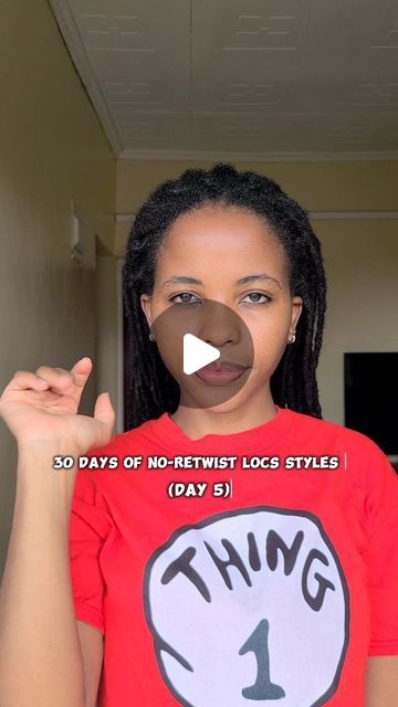 _jojoh_ on May 24, 2024: "✨️ 30 DAYS OF NO-RETWIST LOCS STYLES ✨️ Rate this cute locs style on a scale of 1-10! #locs #locstyles #locsstylesforwomen #locs4life #girlswithlocs #blackwomenwithlocs #locsrock #locsjourney #locsarebeautiful #loccurls #locscommunity #locd #starterlocs". Hairstyles For Untwisted Locs, Starter Locs Protective Styles, Styles For Locs No Retwist, Loc Styles Two Ponytails, Locs With No Retwist, Shoulder Locs Styles, Loose Locs Hairstyles For Women, No Retwist Styles For Women, Loc Hairstyles Without Retwist