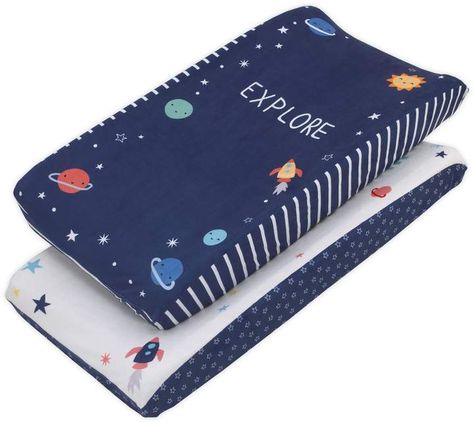 Nikki Baby, Changing Pad Covers, Clouds Nursery, Space Baby, Space Nursery, Inspirational Text, Diaper Changing Pad, Themes Photo, Themed Nursery