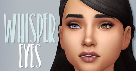 Left and Right eye options as Skin Details For everybody As requested, here are the heterochromia options for the Whisper eyes... Sims 4 Cc Hetrochormia Eyes, Heterochromia Cc Sims 4, Sims4 Cc Heterochromia, Sims 4 Cc Heterochromia Eyes Maxis Match, More Eye Colors Sims 4, Heterochromia Eyes, Sims 4 Cc Eyes, Cute Eyeshadow Looks, Eyeshadow Looks