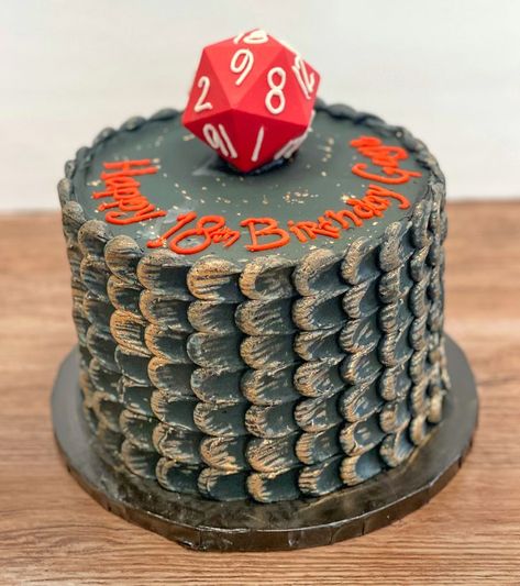 Magic The Gathering Cake Ideas, Dungeons And Dragons Grooms Cake, Mimic Cake Dnd, Dnd Cake Dungeons And Dragons, D&d Cupcakes, Dungeons And Dragons Cake Birthday, Dungeon And Dragons Cake Ideas, Dungeons And Dragons Cakes, Dungeons And Dragons Wedding Cake