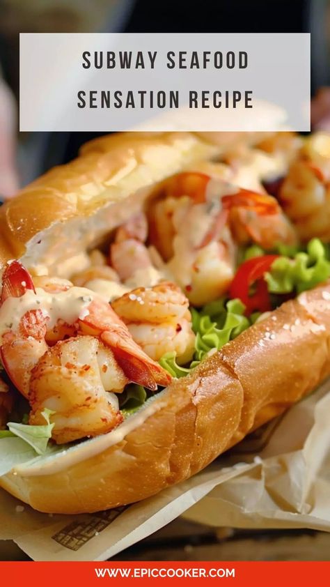 Subway Seafood Sensation Recipe – Epic Cooker Subway Seafood Sensation Recipe, Immitation Crab Recipes, Different Types Of Bread, Seafood Salad, Crab Recipes, Types Of Bread, Crab Meat, Creamy Sauce, Coleslaw