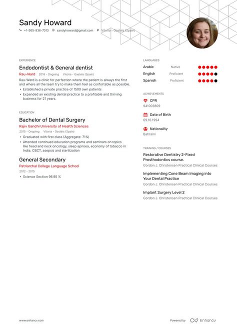 The ultimate 2019 guide for General Dentist resume examples. 200+ resume templates and expert advice from 100k resumes. Create your resume fast! Start FREE today! Dentist Resume, Cv Examples, Resume Template Free, Resume Examples, Free Resume, Resume Templates, A Job, Tips And Tricks, Create Yourself