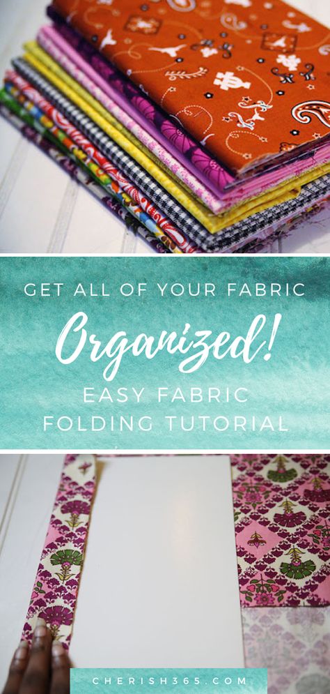 Colorful folding fabric rolled up on comic book boards for organization. Fabric Folding For Storage, Folding Fabric On Comic Boards, How To Fold Fabric On Comic Book Boards, Folding Fabric For Storage, How To Fold Fabric For Storage, Storing Fabric Ideas, How To Store Fabric, Quilt Organization, Stash Organization