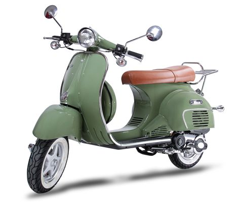 Neco Abruzzi in avocado green with brown leather seat Green Moped, Green Vespa, Vespa Illustration, Scooter Images, Vespa Gtv, Vespa Motorcycle, Vespa Ape, Classic Vespa, Vespa Sprint