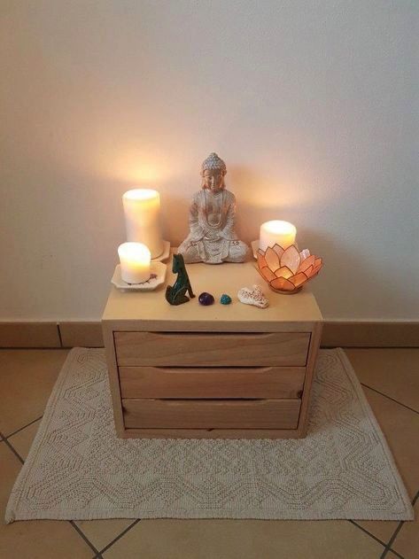 Meditation Room Design, Home Yoga Room, Yoga Meditation Room, Meditation Room Decor, Meditation Corner, Meditation Rooms, Zen Room, Zen Space, Casa Vintage