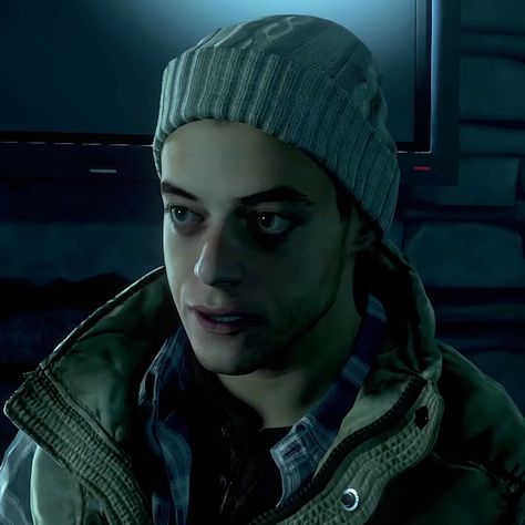 Rami Malek Until Dawn, Josh Washington Until Dawn, Until Dawn Pfp, Josh Until Dawn, Until Dawn Josh, Josh Washington, Smash Board, Wakey Wakey, Until Dawn