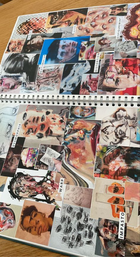 Moodboard A Level Art, A Level Portraiture, Gcse Art Portraits Mind Map, Gcse Art Sketchbook Layout Grade 9 Portraiture, Moodboard Art Sketchbook, Art Mind Map, Layers Art, Gcse Sketchbook, Sketchbook Ideas Inspiration