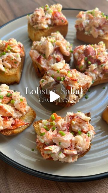 Miranda Peragallo on Instagram: "Lobster Salad Crostinis 🦞🍞

These Lobster Salad Crostinis are where the classic lobster roll meets a sophisticated appetizer. ✨ The key to this dish lies in two essentials: high-quality lobster meat and buttery Hawaiian rolls. Together, they create the perfect bite! Enjoy! 😋

Get your lobster meat at Legal Sea Foods Online Shop at shop.legalseafoods.com! It is such high-quality and is already cooked, making meals a breeze. Plus, they offer nationwide shipping! 🎉 You can also view this full recipe on their site at  https://shop.legalseafoods.com/blogs/recipes/lobster-salad-crostinis and be sure to give them a follow for more great recipes @shoplegalseafoods.
#ad #shoplegal #reallyfreshfish

Ingredients:
•1 lb cooked Lobster Meat from Legal Sea Foods Onli Lobster Bites Appetizers, Mini Lobster Rolls Appetizers, Cold Lobster Salad, Lobster Salad Recipes, Lobster Salad Appetizer, Lobster Cobb Salad, Lobster Appetizers, Lobster Dishes, Lobster Salad