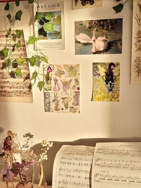 Ethereal Aesthetic Room, Fairy Room Aesthetic, Fairy Core Room, Fairy Core Bedroom, Ella Core, Aesthetic Fairy Core, Birthday Notes, Spring Energy, Fairy Flowers