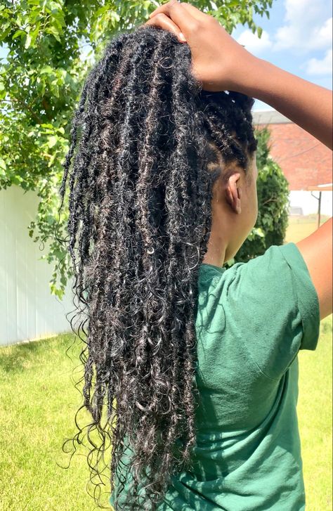 Natural Boho Locs, Distressed Locs With Curly Ends, Bohemian Crochet Locs, Bohemian Locs With Human Hair, Human Hair Locs With Curly Ends, Boho Locs With Human Hair, Goddess Locks With Curls, Goddess Locs Real Hair, Boho Locs With Curls