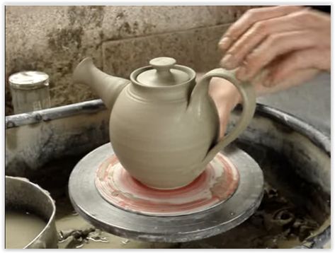 Pottery Tea Pot, Slip Casting, Pottery Form, Pottery Teapots, How To Make Clay, Making Videos, Pottery Techniques, Handcrafted Ceramics, Pottery Making