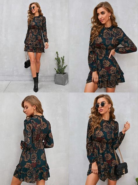 GRECIILOOKS Western Dresses for Women | A-Line Knee-Length Dress | Midi Western Dress for Women| Short Dress One Piece Dress For Women, Western Dress For Women, Dress For Chubby, Dress One Piece, Western Dresses For Women, Western Dress, Latest Dresses, Dress Bodycon, Polka Dress