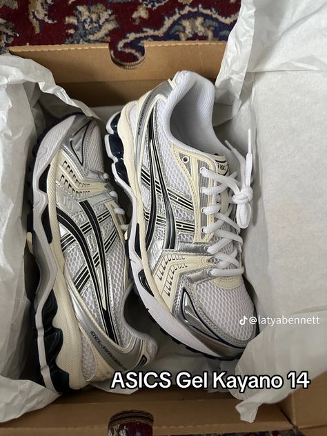 Asics gel kayano 14 Asics Fashion, Pretty Sneakers, Crocs Boots, Pretty Shoes Sneakers, Asics Gel Kayano, Gel Kayano, Shoes Outfit Fashion, Shoes Sneakers Nike, Dad Shoes